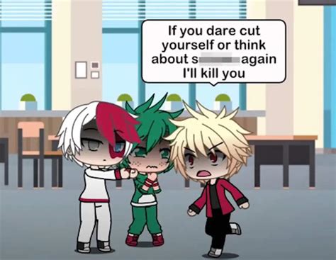 Why Would Bakugo Kill Deku Because He Hurt Himself Gacha Cringe