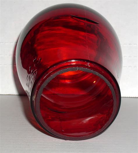 Vintage Dietz Fitzall Loc Nob Ruby Red Glass Lantern Globe Railroad Thingery Previews