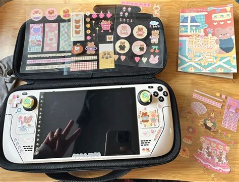 Custom Pink Steam Deck For Cute Gaming