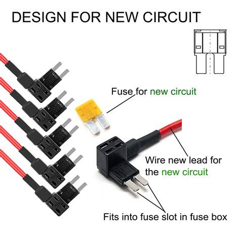 Snapklik Muhize Micro Fuse Taps Upgraded Rv Camper Inline Fuse