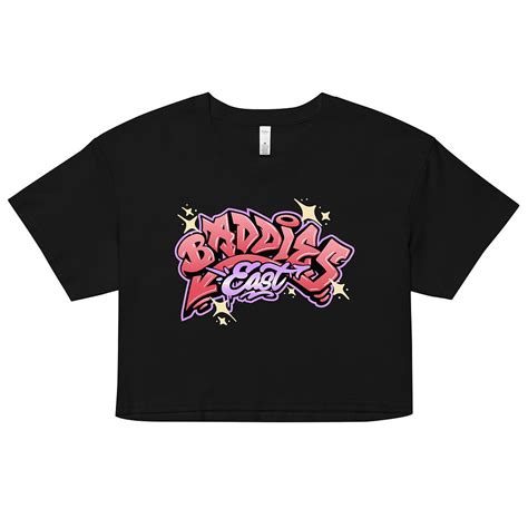 Baddies East Crop Top Tee Natalie Lashes