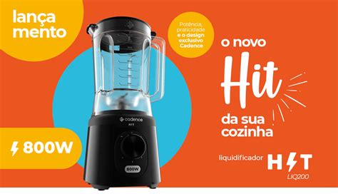 Liquidificador Cadence Hit W Preto Liq Angeloni Eletro