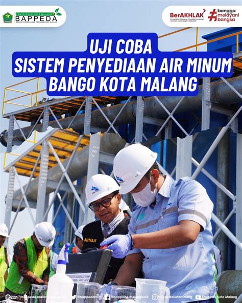 Uji Coba Sistem Penyediaan Air Minum Bango Kota Malang Situs Resmi