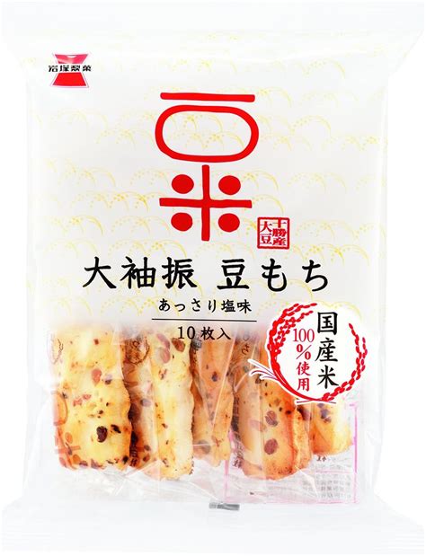 Jp 岩塚製菓 大袖振豆もち 10枚 食品・飲料・お酒