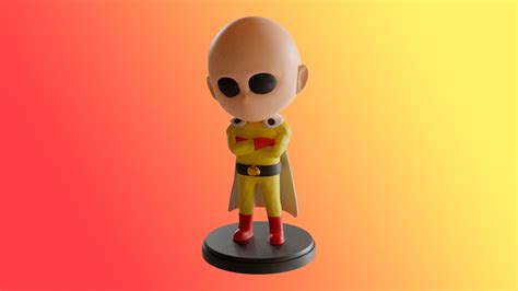 Download Stl File Saitama One Punch Man • 3d Printing Design ・ Cults