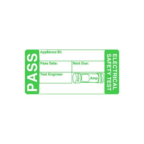 Pat Testing Labels Portable Appliance Testing Stickers And Labels