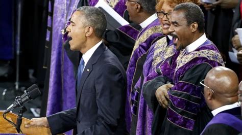 Barack Obama Sings Amazing Grace During Clementa Pinckney Eulogy