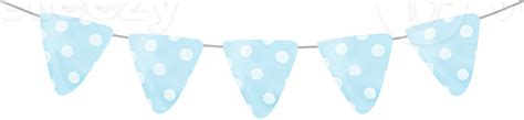 Free Cute Pastel Polka Dots Triangle Flag Watercolour Party Garland