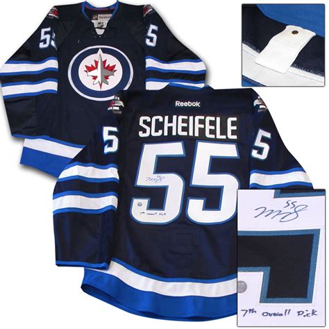 Mark Scheifele Autographed Winnipeg Jets Authentic Pro Jersey W7th