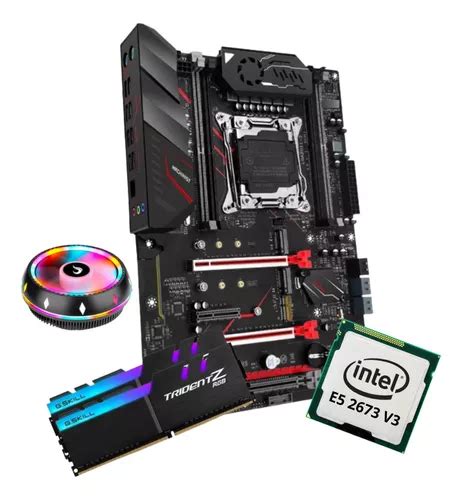 Kit Gamer Placa Mãe X99 Mr9a Pro Max Xeon E5 2673 V3 32gb