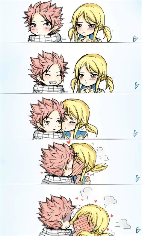 Chibi Nalu Fanart By Chiire On Deviantart