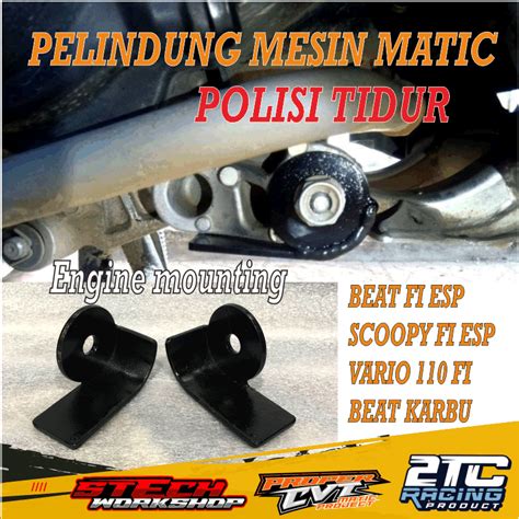 Jual PELINDUNG MESIN MATIC BEAT SAFETY MOUNTING LENGAN HAYUN MOTOR