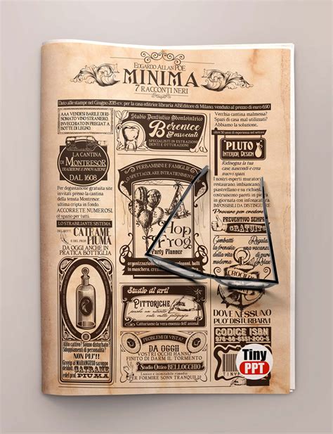 Antique Newspaper Template TinyPPT