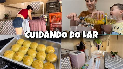 ROTINA CUIDANDO DO LAR FIZ PÃO DE CENOURA PARA O CAFÉ ORGANIZAÇÃO