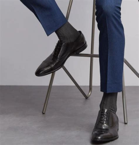 What Color Socks Do You Wear With A Navy Suit And Brown Shoes