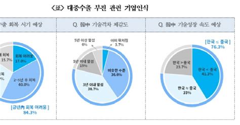 올해 안에 경기회복 어렵다 對中 수출기업 80 부정적