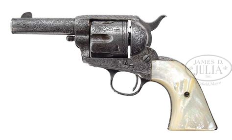 Spectacular And Rare Factory Engraved Colt Sheriffs Model Single Action