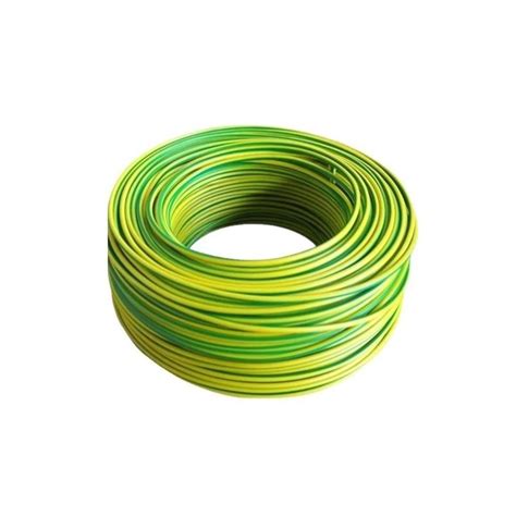 Solarix Insulated 6mm² Yellow And Green Earth Wire - 100 Metre - GeeWiz