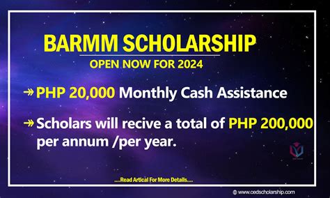 Barmm Scholarship Open Now For Ay 2024