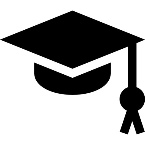 Icono De Sombrero De Graduacion Basic Straight Filled