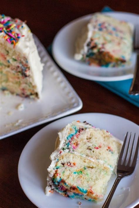 {easy Homemade} Funfetti Cake Kendras Treats Desserts Cake