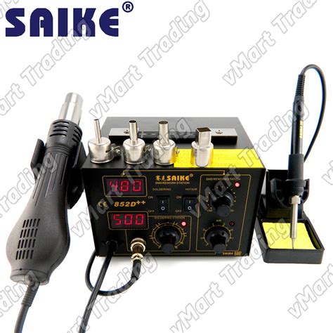 SAIKE 852D++ Digital Soldering & Hot Air Rework Station | Shopee Malaysia