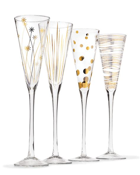 Champagne Flutes, Set of 4