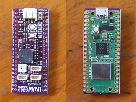 Maker Pi Pico Mini Adds Battery Buzzer Gpio Leds To Raspberry Pi Pico