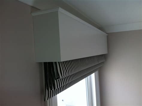 Pelmet Board And Roman Blind Fitted In Middlesex London Curtain Track