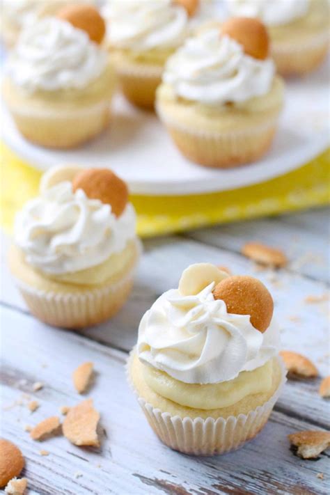 Banana Pudding Cupcakes The Baker Chick