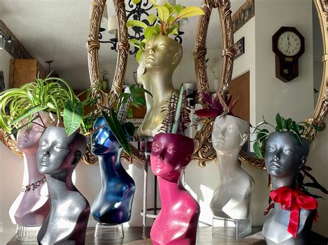 Unique Goddess Mannequin Head Planter Etsy