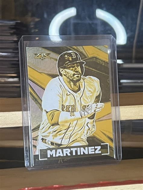 2021 Topps Fire Gold Minted 97 J D Martinez EBay