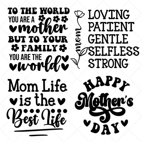 Mama Svg Bundle Mothers Day Svg Bundle Mom Life Etsy