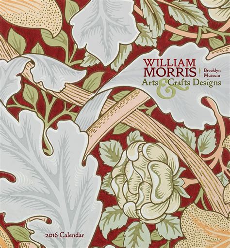 William Morris Arts Crafts Designs Wall Calendar Dibujos