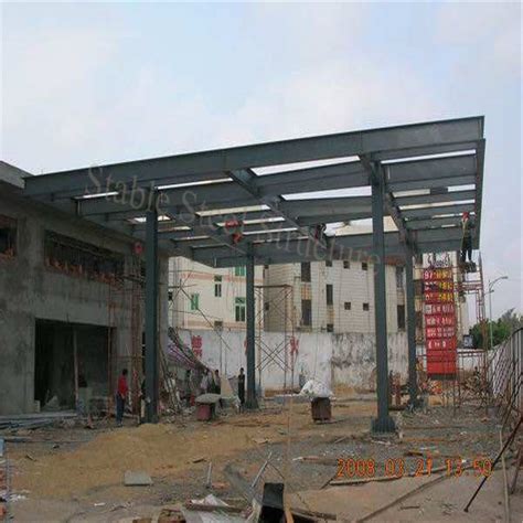 Prefab Metal Workshop Hangar Hall Light Prefabricated Steel Structure