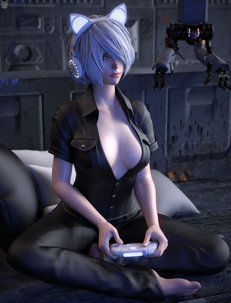 2B By MissAlly Hentai Foundry