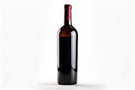 Garrafa De Vinho Tinto Sem R Tulo Rede Neural Gerada Por Ia Foto Premium