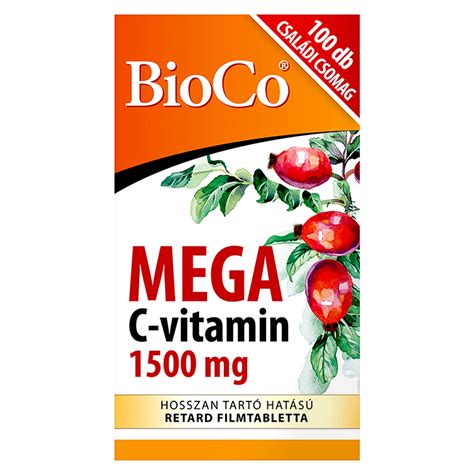 Bioco Mega C Vitamin Trendkieg Sz T Tabletta Db