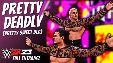 Wwe 2k23 Pretty Deadly Entrance Pretty Sweet Dlc Youtube