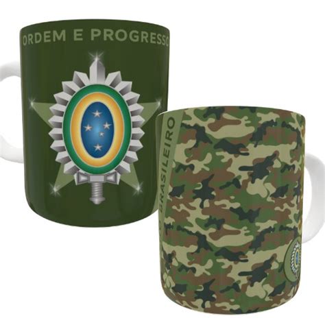 Caneca Personalizada Ex Rcito Brasileiro Ordem E Progresso Shopee