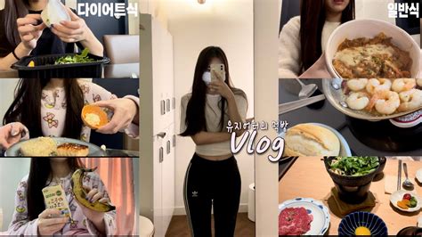 Vlog 43kg 유지어터의 일주일 식단🍽 먹방브이로그 Youtube