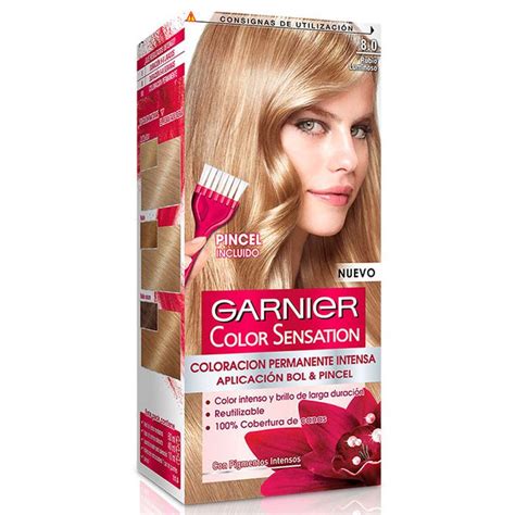 Garnier Color Sensation Tinte Tono 8 0 Rubio Luminoso En 2024 Tinte