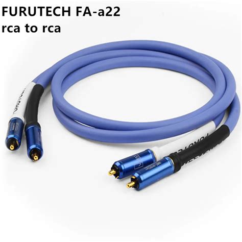 Pair Extraordinary Furutech Alpha Occ S Audiophile Rca Audio Cable