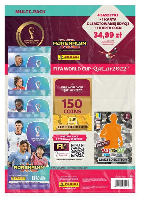 Fifa World Cup Qatar Adrenalyn Xl Multipack Z Kartami Panini S P