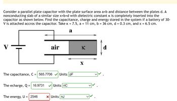 Answered Consider A Parallel Plate Capacitor Bartleby