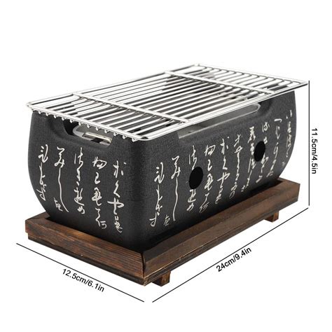 Buy Charcoal Grill Rectangular Furnace Japanese Cuisine Charcoal Stove