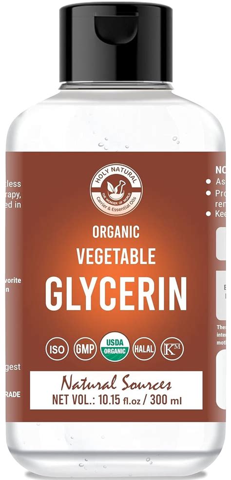 Organic Vegetable Glycerin 10 15 Fl Oz 300ml L Usda Certified Vegetable Glycerin