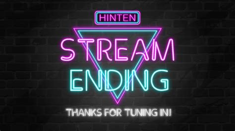 Stream Ending Screen Twitchtvhinten Behance