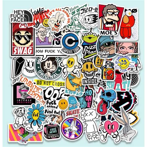 Jual Pcs Stiker Logo Hypebeast Graffiti Sticker Vinyl Laptop