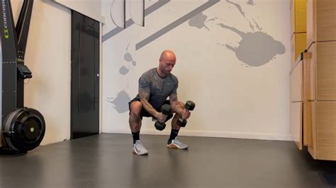 Double Dumbbell Sumo Squat Hold And Bicep Curls YouTube